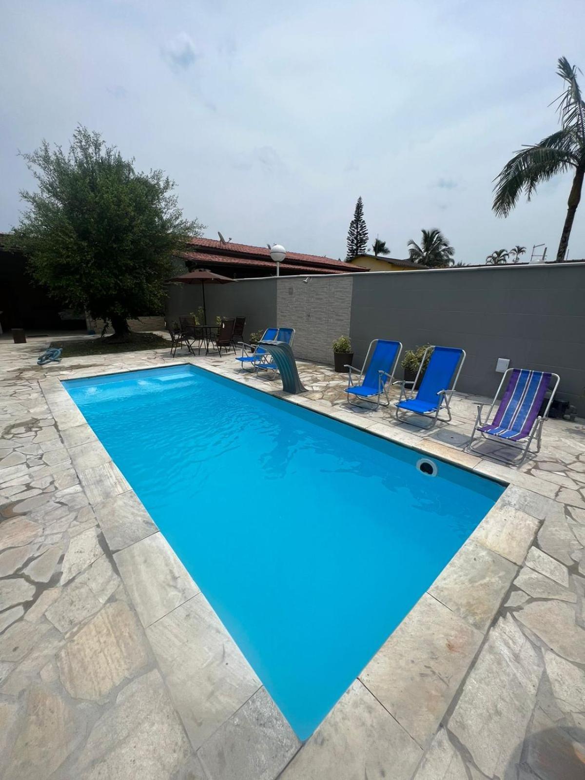 Casa Para Alugar Em Bertioga - Piscina, Wifi E Churrasqueira Exterior foto